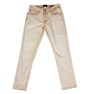 7 For All Mankind Slimmy Tapered Jeans 32‎ Gold Beige Men's Premium Denim